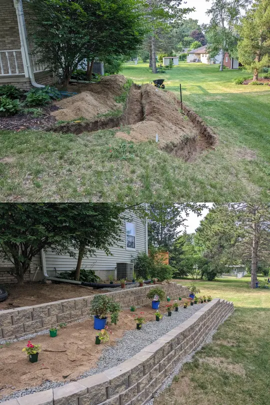 Retaining wall cedar rapids ia