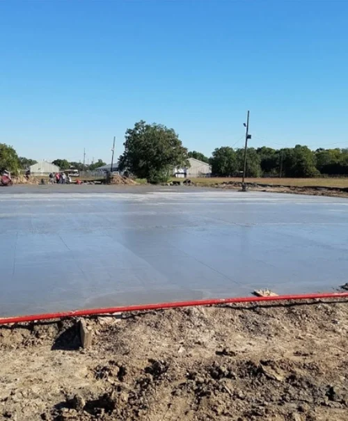 New concrete floor for heavy duty in industries